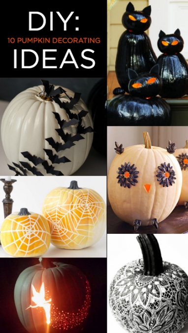 10 Halloween Pumpkin Decorating Ideas