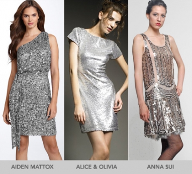 NYE 2010: The Silver Sequin Dress