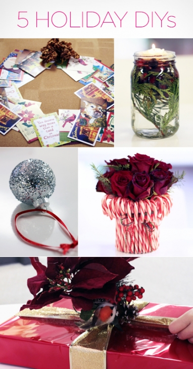 Pinterest Inspiration: 5 Holiday DIYs We Saw & Tried!