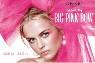 Hello Kitty and Sephora celebrate the launch of Big Pink Bow fragrance with Pinterest contest