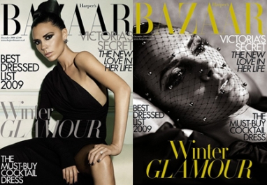 British Harper’s Bazaar Cover Girl:  Victoria Beckham