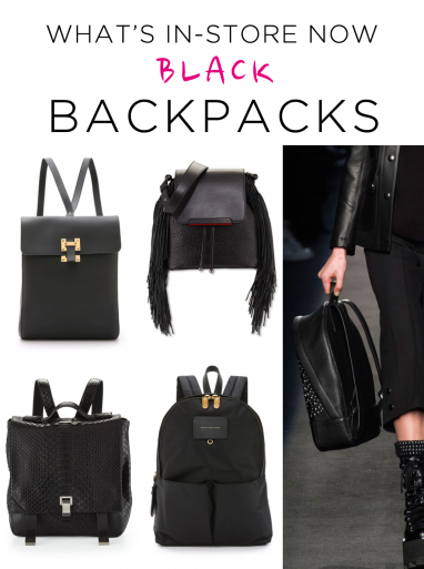 In-stores Now: Top 12 Black Backpacks We Love for Fall 2015