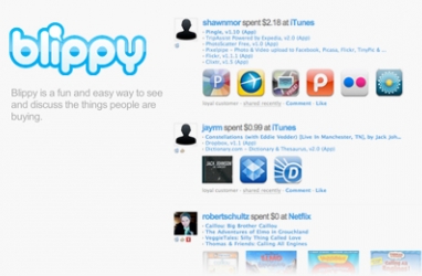 New Social Site Blippy Built on Financial Transparency