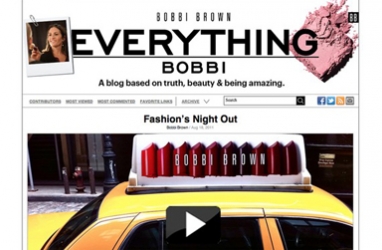 Bobbi Brown tells her story through new blog