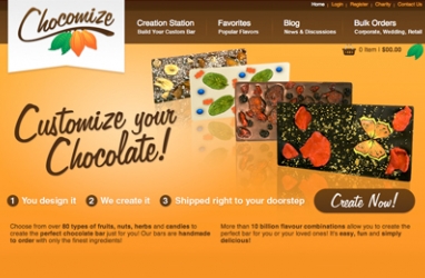 New Online Chocolate Location for Customizing Your Flavor, Chocomize