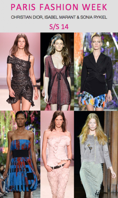 PFW: Christian Dior, Isabel Marant & Sonia Rykiel S/S 14