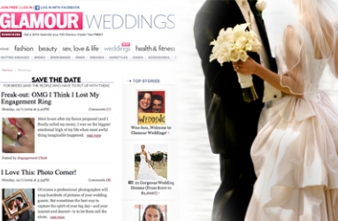 New Wedding Resource added to Glamour.com