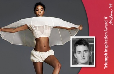 James Nolan Takes First Prize for his Lingerie Design at Milan Fashion Week