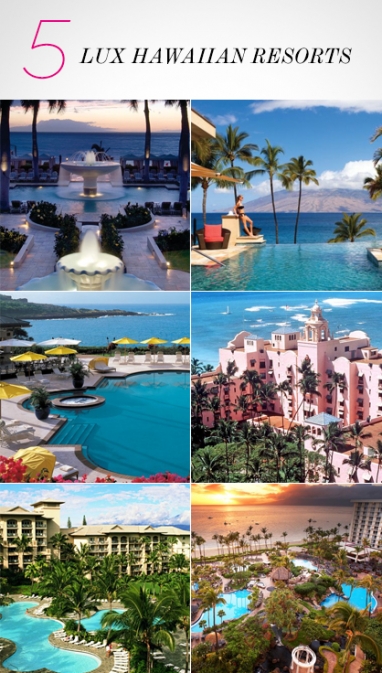LUX Travel: 5 Hawaiian resorts for holiday vacationing