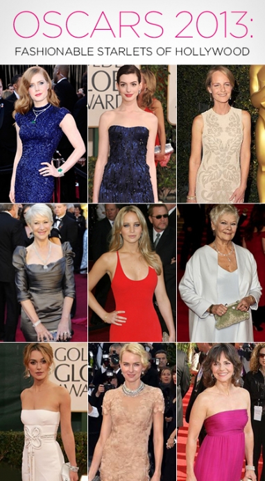 Eye on Oscar: The Fashionable Starlets of Hollywood