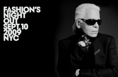 Karl Lagerfeld to Mind the Chanel Boutique in Paris for Fashion Night Out