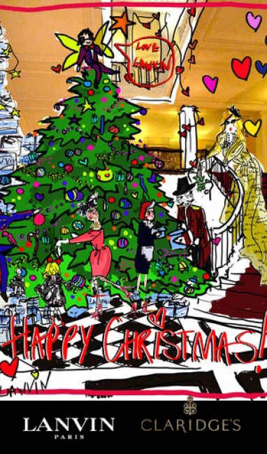 Lanvin wishes you a Merry Christmas tree