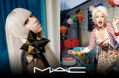 Two New Faces for MAC Cosmetics:  Lady Gaga and Cyndi Lauper