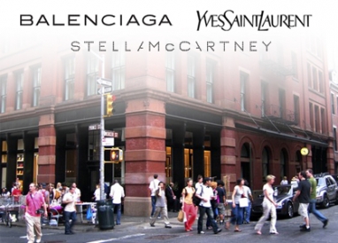 Stella McCartney, Yves Saint Laurent and Balenciaga are off to SoHo