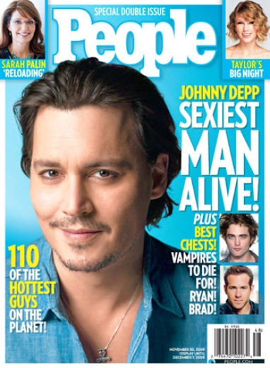 The Vote is in and Sexiest Man Alive of 2009 is Johnny Depp