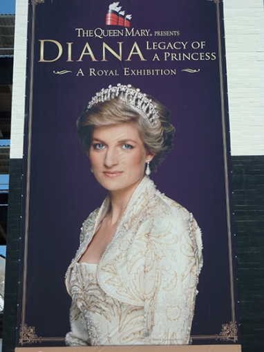 Princess Diana exhibit makes a royal arrival aboard the Queen Mary