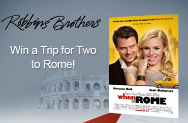 Share Your ‘Romantic Wish’ to Wine a Trip to Rome