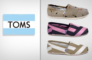 Exclusive New Line of TOMS Shoes Now Available in Select Stores