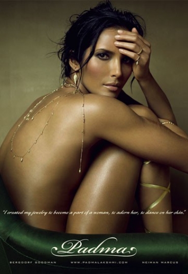 Top Chef Host, Padma Lakshmi, Launches New Jewelry Ad Campaign