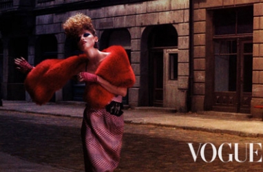 Living La ‘Dolce Diva,’ Vogue Germany September ’09 Photo Montage