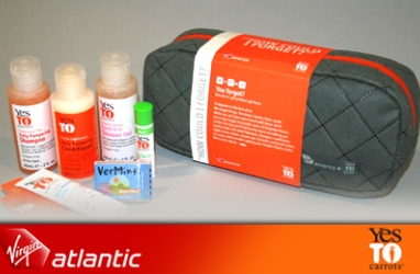 Virgin America Now Offers ‘Yes to Carrot’s’ Personal Care Brand In-Flight
