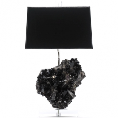 Home Beautiful: Black Quartz Lamp