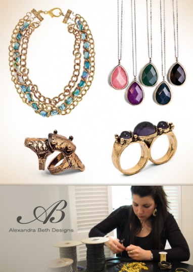 Alexandra Samit’s jewelry combines classic with edge