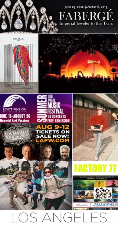 August 2012 event guide: Los Angeles, Miami and Dallas