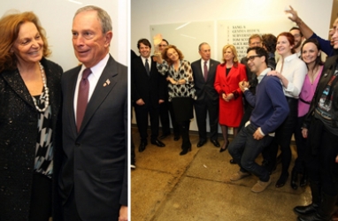 Bloomberg, von Furstenberg meet over industry efforts