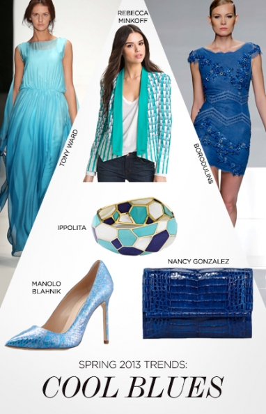 Spring 2013 Trend: Cool Blues