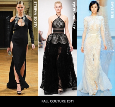 Paris Couture Fall 2011: Column Gowns