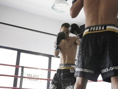 Dolce & Gabbana outfits Italian boxing team
