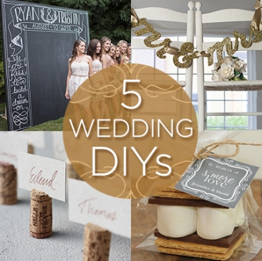 Try It: 5 DIY Ideas for Your Wedding Day