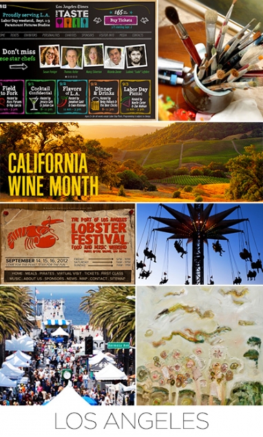 September 2012 event guide: Los Angeles, San Diego and Boston