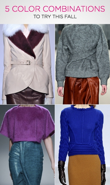 Get the Look: 5 Color Combinations to Try This Fall