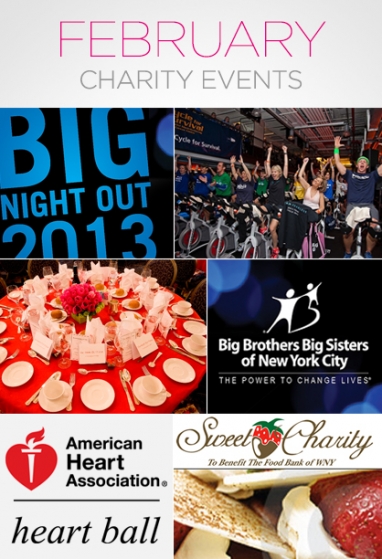 February Charity Event Guide: Everywhere