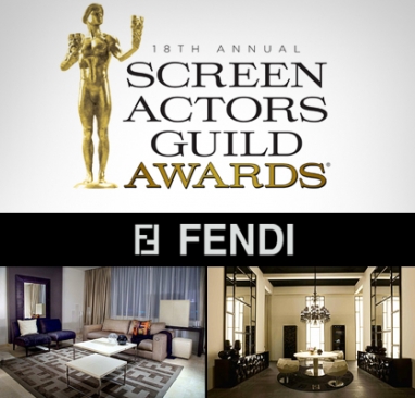 FENDI CASA selected to design backstage area for SAG Awards
