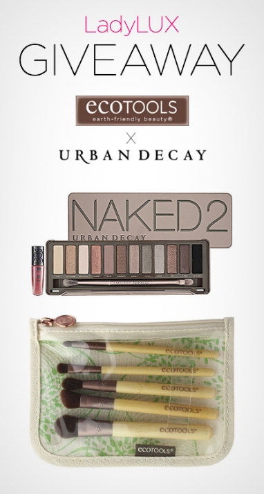 Beauty Giveaway: Urban Decay Naked 2 + EcoTools Brushes
