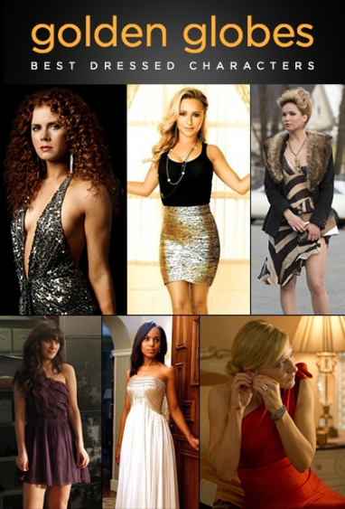 Golden Globes Best Dressed Characters