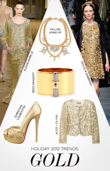 Holiday 2012 Trends: Gold