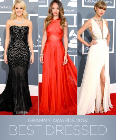Grammy Awards 2013: Best Dressed