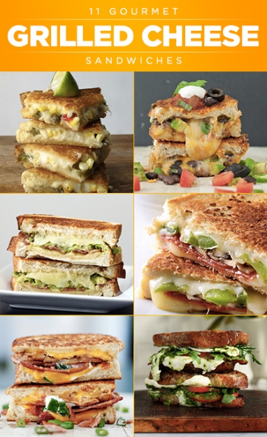 11 Gourmet Grilled Cheese Recipes