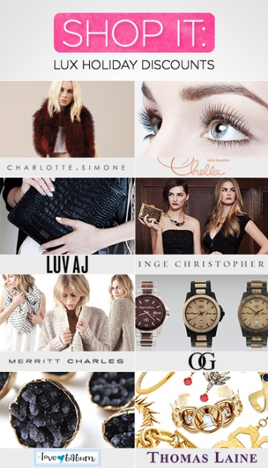 LUX Deals: Shop Holiday Discounts