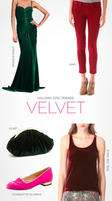 Holiday 2012 Trends: Velvet
