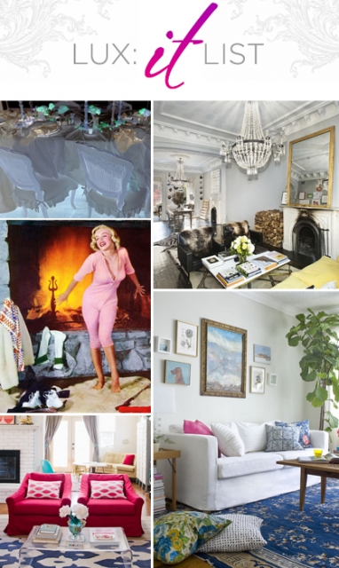 LUX “It” List: Top 5 Interior Design Posts