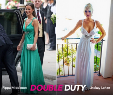 Lindsay Lohan knocks off Middleton at Kardashian wedding