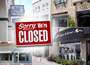 Economic woes hit LA stores particularly hard