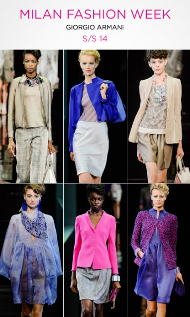 MFW S/S 14: Giorgio Armani