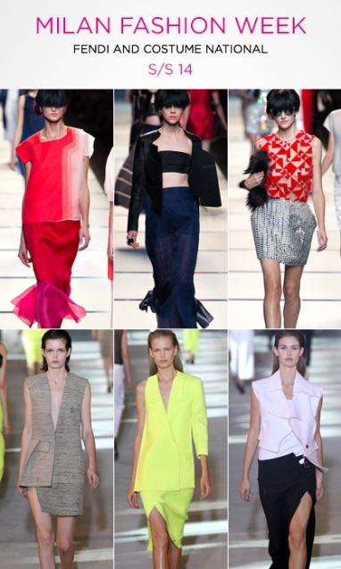 MFW: Fendi and Costume National S/S 14