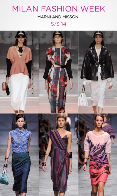 MFW: Marni and Missoni S/S 14